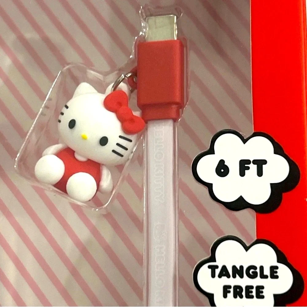 Brand new Hello Kitty Red phone Charger Charm with Hello Kitty Dual port charger
